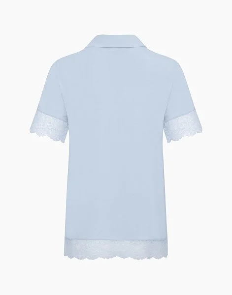 Рубашка с короткими рукавами INCANTO PD1220 голубой - 5