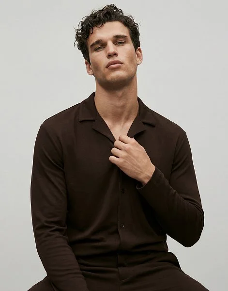 Рубашка с длинными рукавами PU1183 - 1