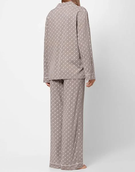 Брюки из вискозы PD1005 капучино - 4