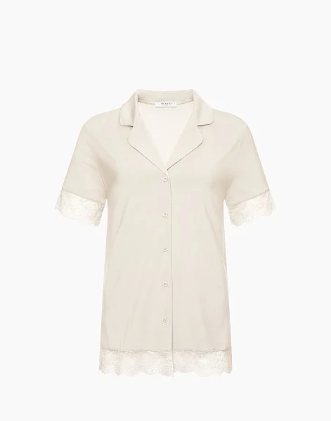 Рубашка с короткими рукавами INCANTO PD1220 кремовый - 5