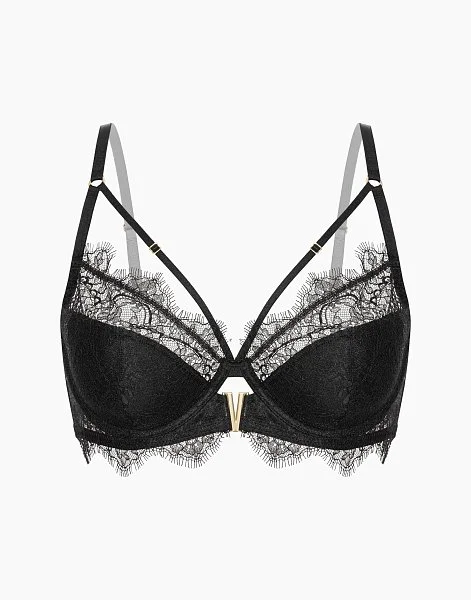 Бюстгальтер с мягкими чашками и спонжевой поддержкой на стане INCANTO CD1136 черный - 5