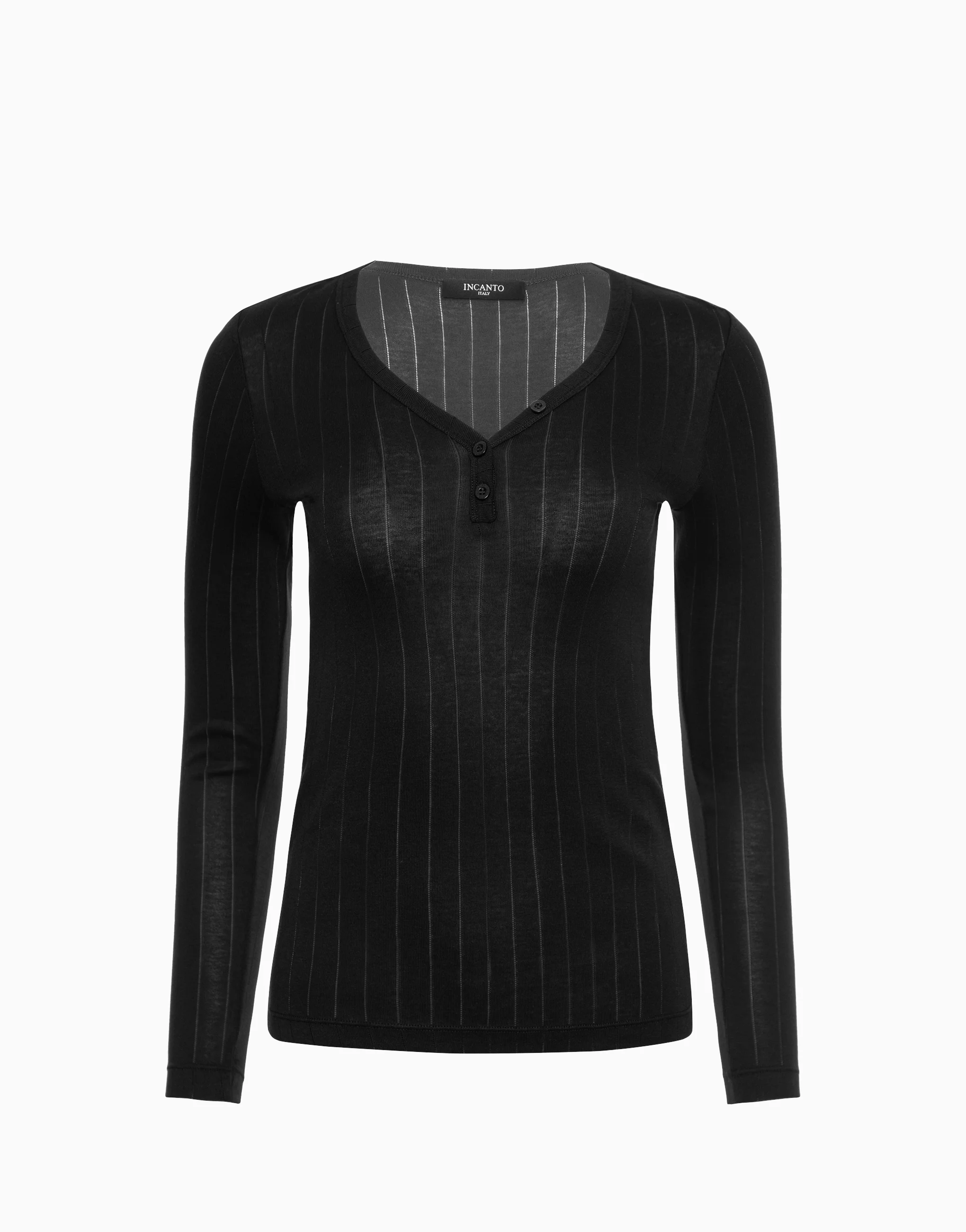 Лонгслив с длинными рукавами PD1089 черный - 5