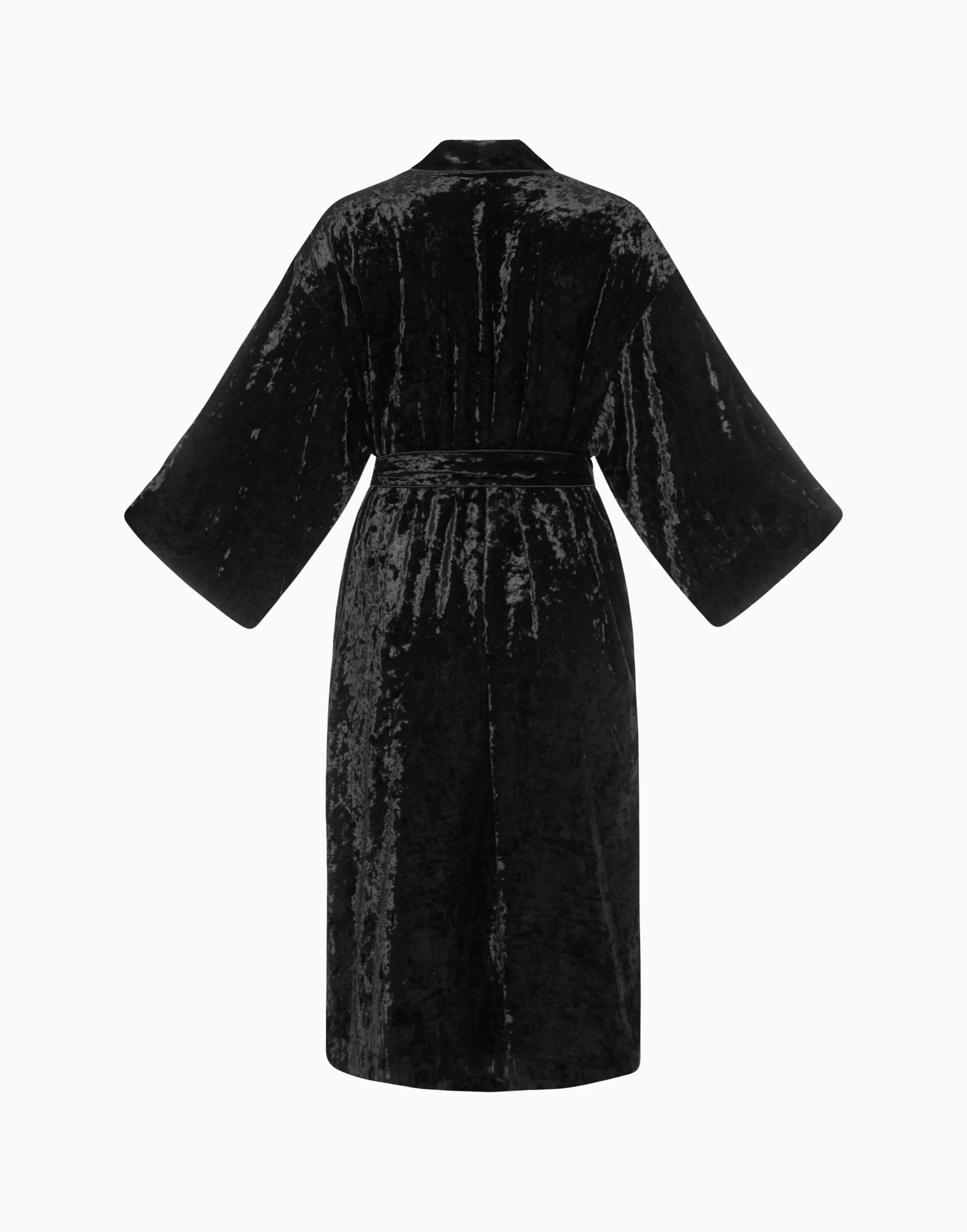 Халат с рукавами 3/4 PD1135 черный - 4