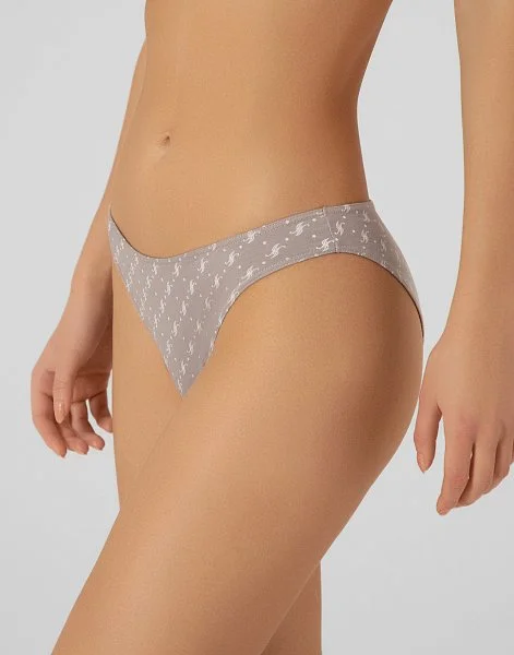 Набор из 3-х хлопковых трусиков слипов средняя посадка MD994 - 4