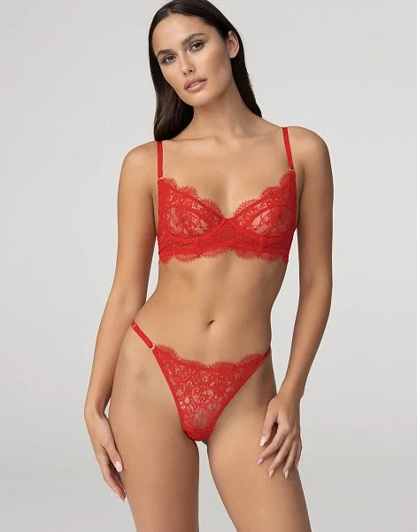 Бюстгальтер с мягкими чашками на стане Virginia CD1006 гранатовый - 1