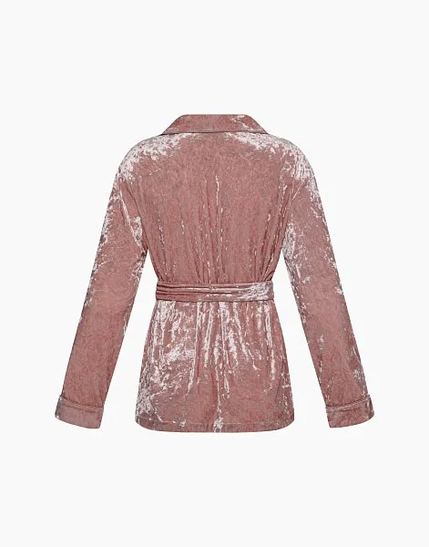 Рубашка с длинными рукавами PD1135 пудрово-розовый - 4