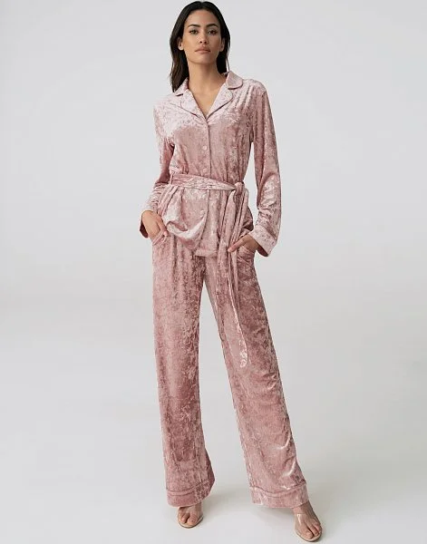 Брюки PD1135 пудрово-розовый - 3