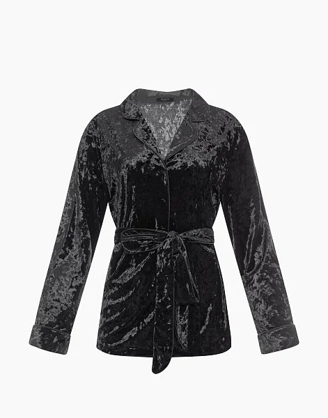 Рубашка с длинными рукавами PD1135 черный - 1