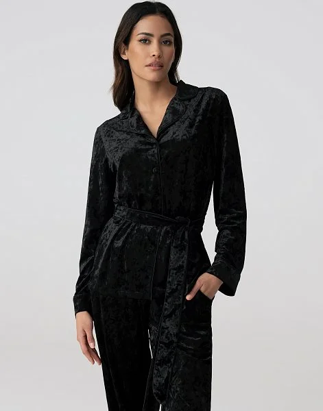 Рубашка с длинными рукавами PD1135 черный - 2