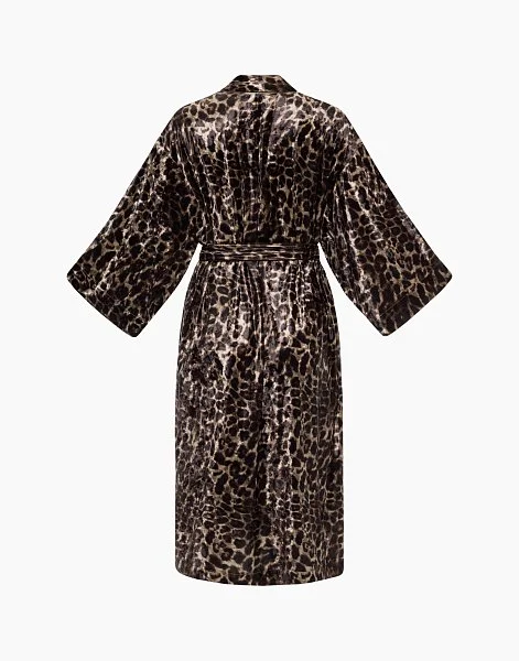 Халат с рукавами 3/4 PD1135 миндальный - 4