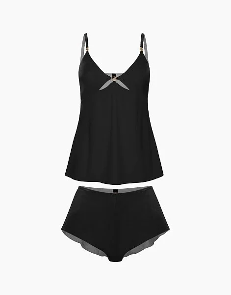 Комплект топ и шорты CD1062 черный - 3