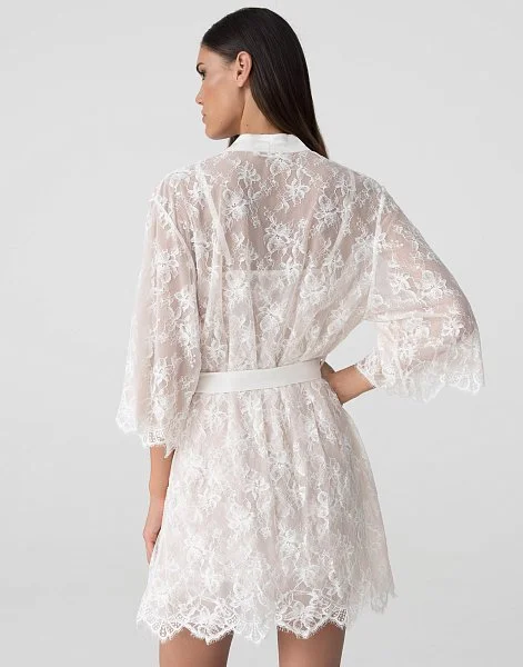 Халат с рукавами 3/4 PD1084 латте - 3