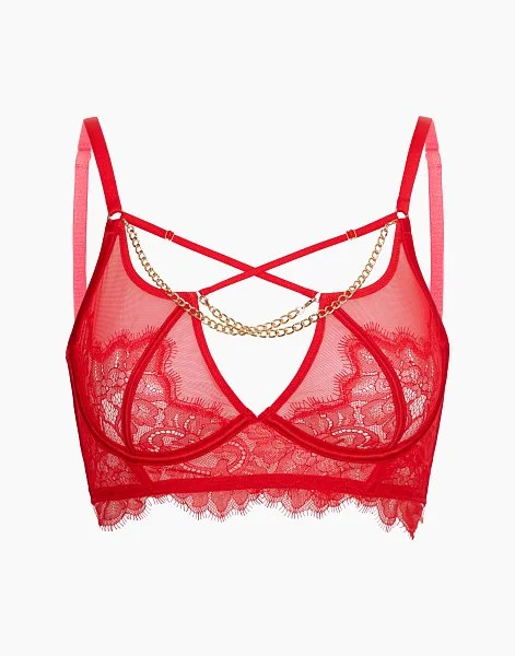 Бюстгальтер с мягкими чашками на стане Palermo CD870 красный - 5